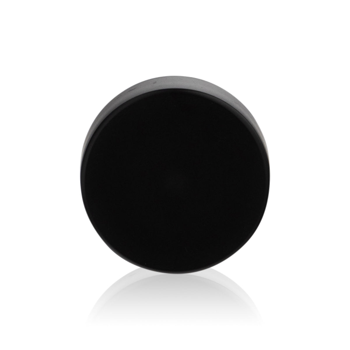 Child Resistant Plastic Caps | Smooth Matte w/ Foam Liner | 53mm - Black - 120 Count