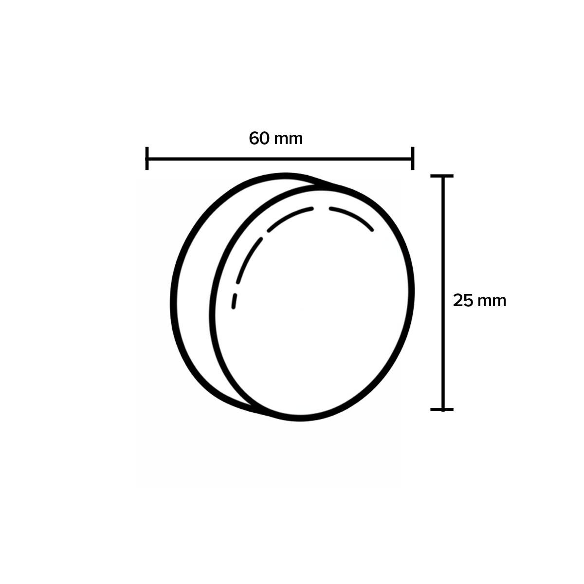 Child Resistant Plastic Caps | Dome Gloss w/ Foam Liner | 53mm - Black - 120 Count - Biohazard Inc