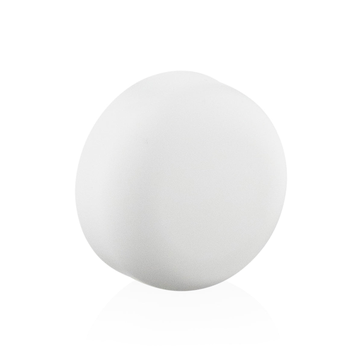 Child Resistant Plastic Caps | Dome Matte w/ Foam Liner | 53mm - White - 120 Count