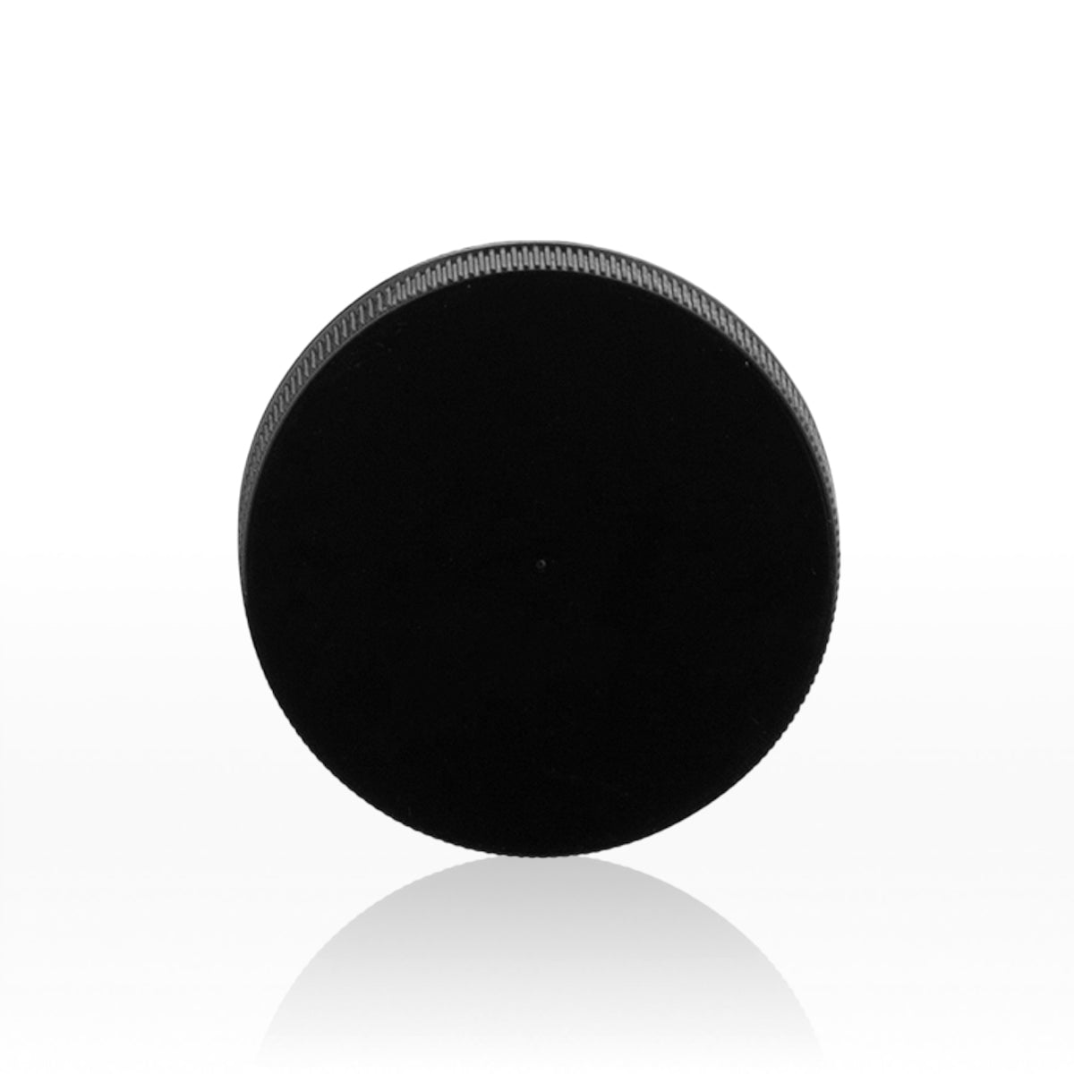 Plastic Cap | Ribbed w/ Foam Liner | 53mm - Black