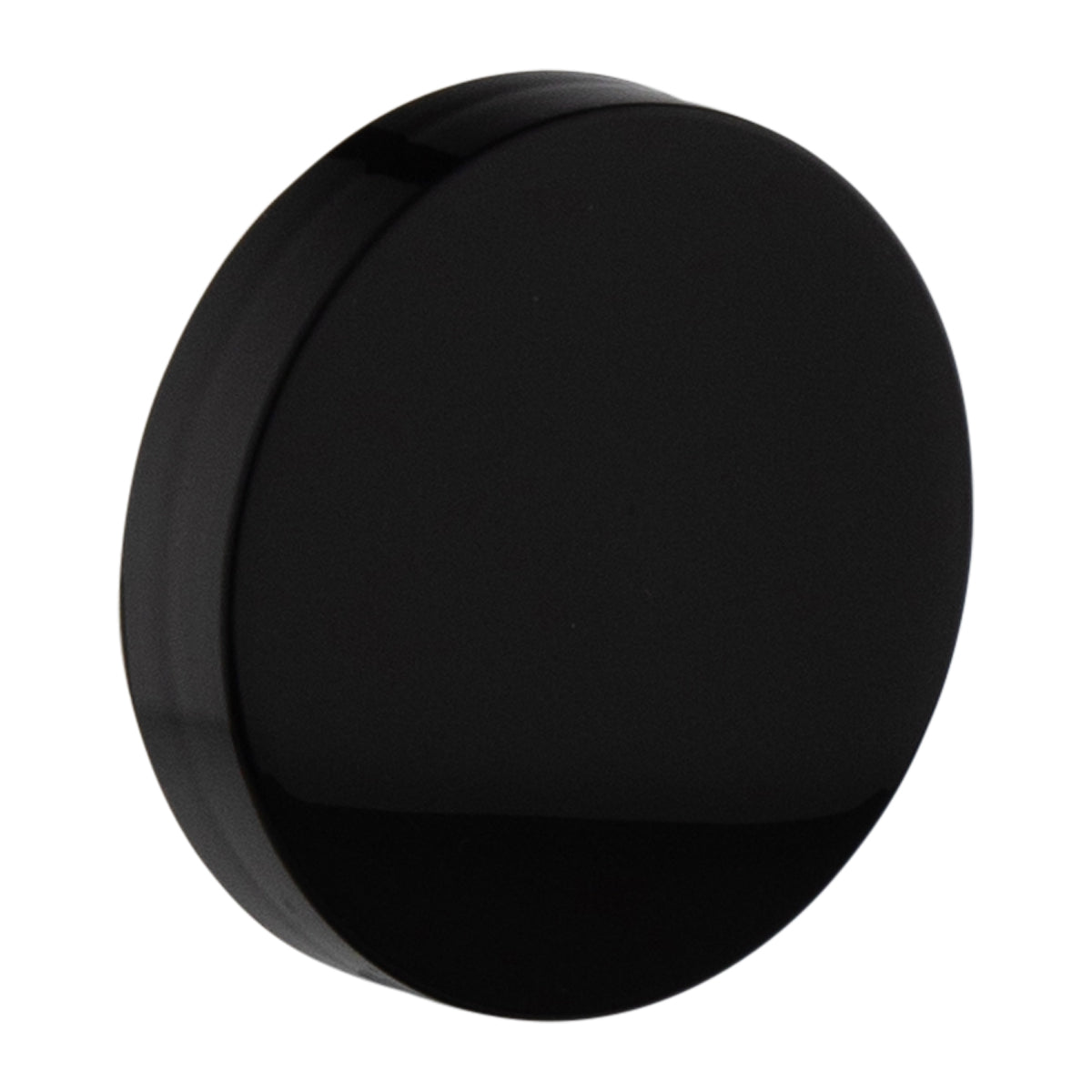 Plastic Cap | Smooth Gloss w/ No Liner | 58mm - Black