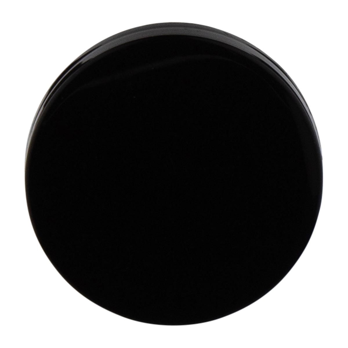 Plastic Cap | Smooth Gloss w/ No Liner | 58mm - Black