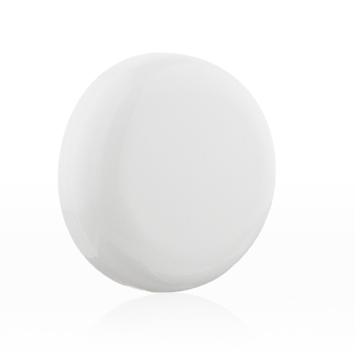 Plastic Caps | Dome Gloss Unlined | 58mm - White