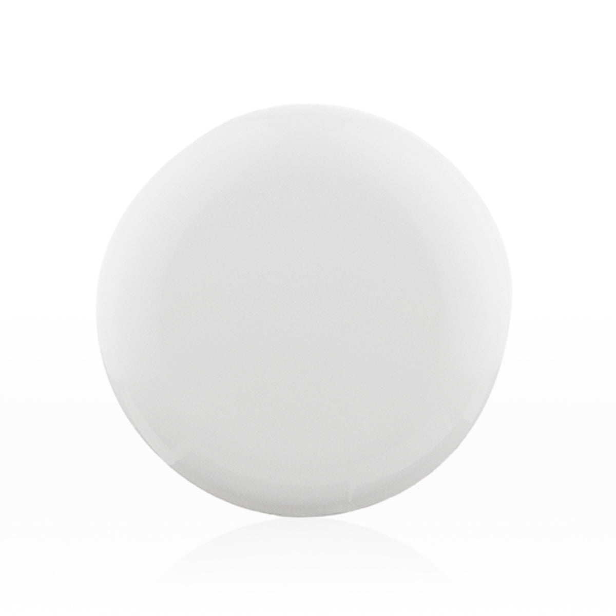 Plastic Caps | Dome Gloss Unlined | 58mm - White