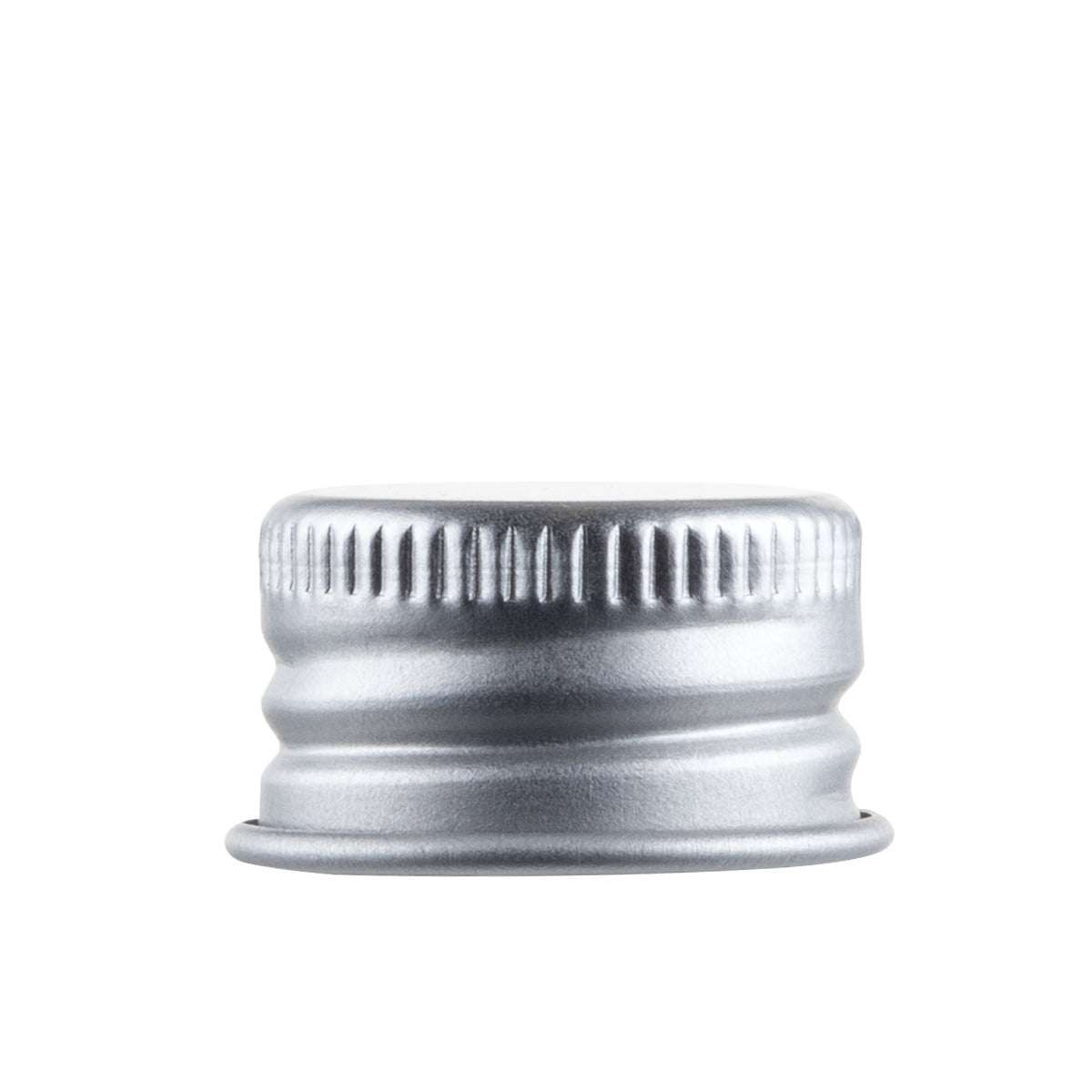 Metal Caps | Screw Lid w/ Plastisol Liner | 18mm - Silver - 250 Count