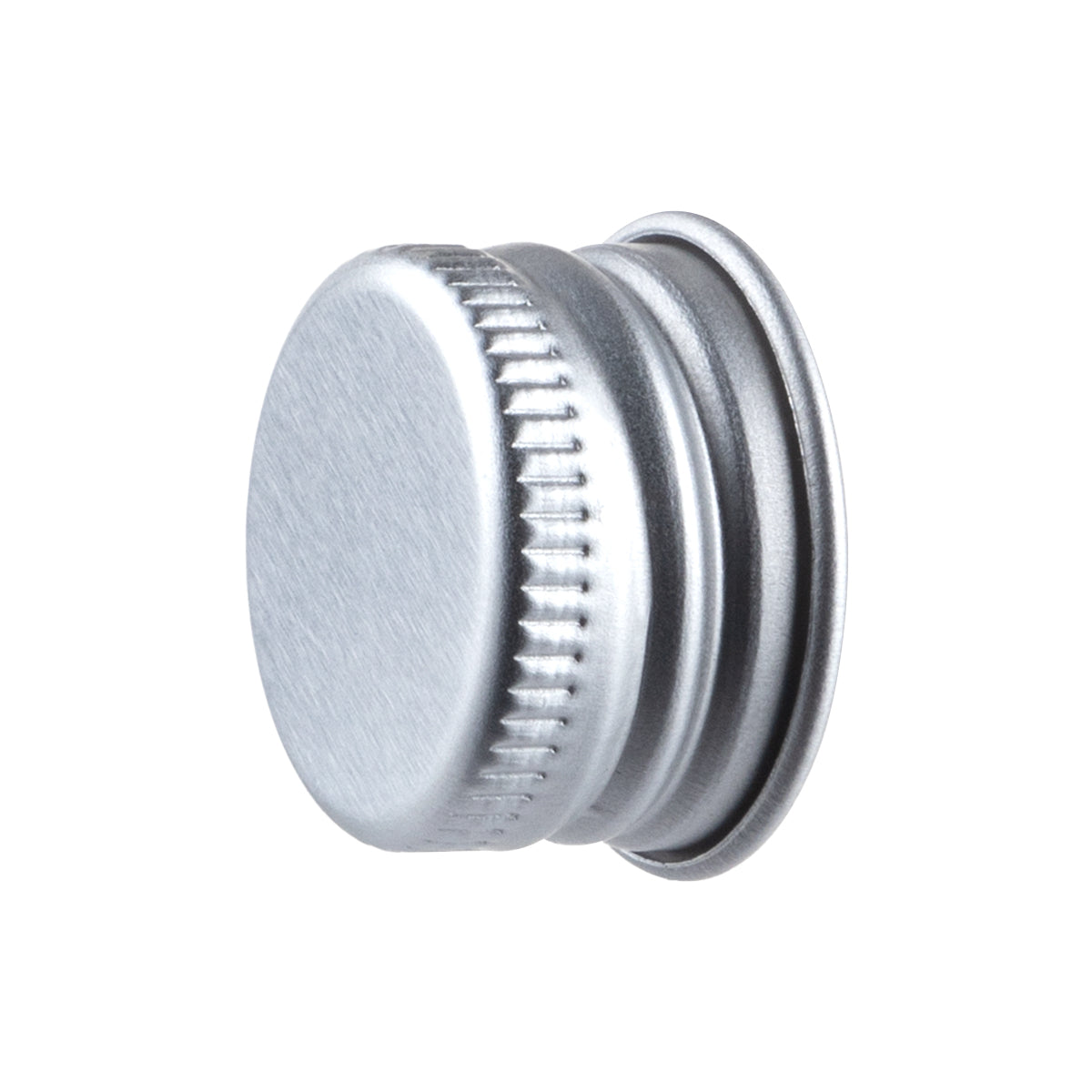 Metal Caps | Screw Lid w/ Plastisol Liner | 18mm - Silver - 250 Count