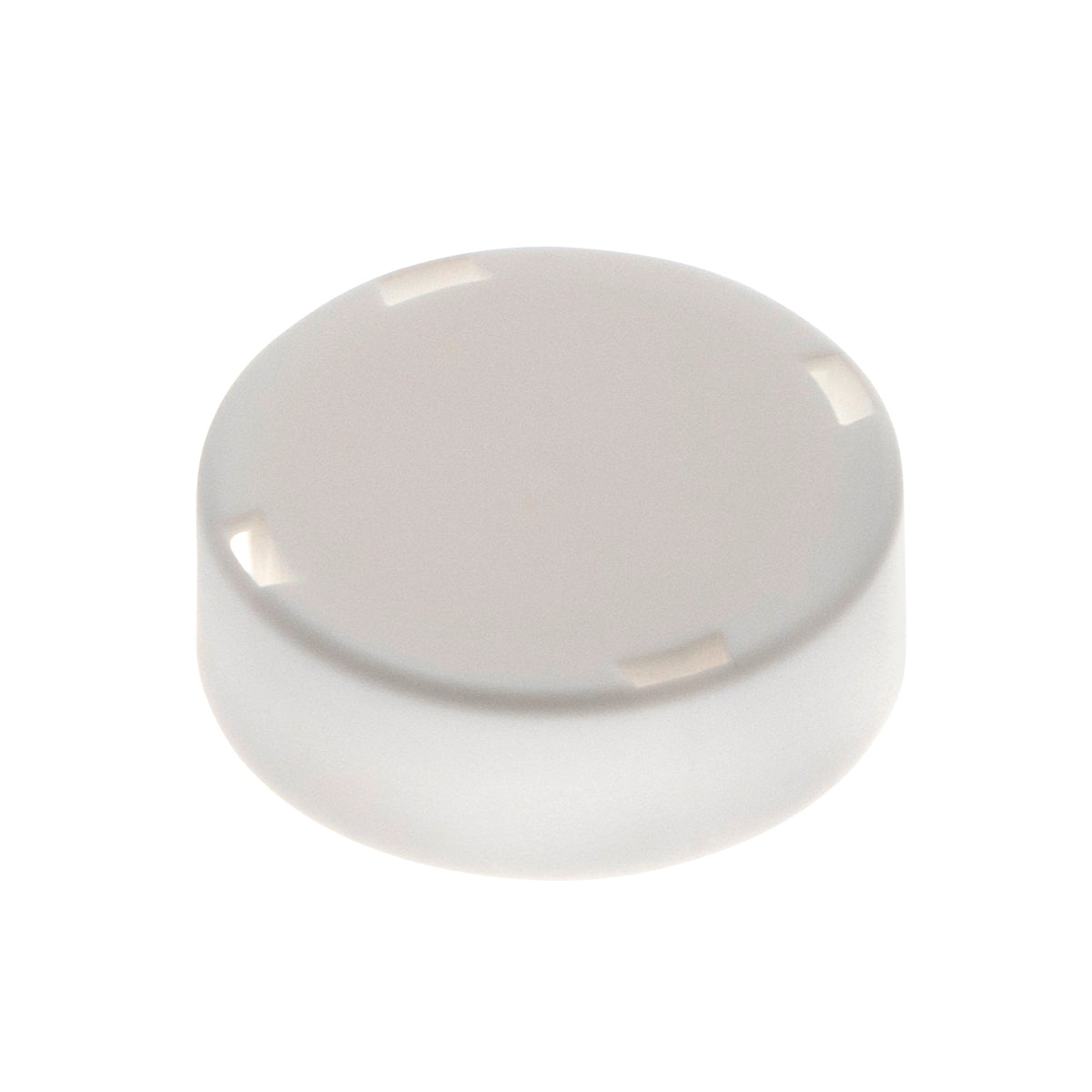 Highlock Child Resistant Plastic Caps | Supercell w/ Teflon Liner | 5ml - White - 50 Count