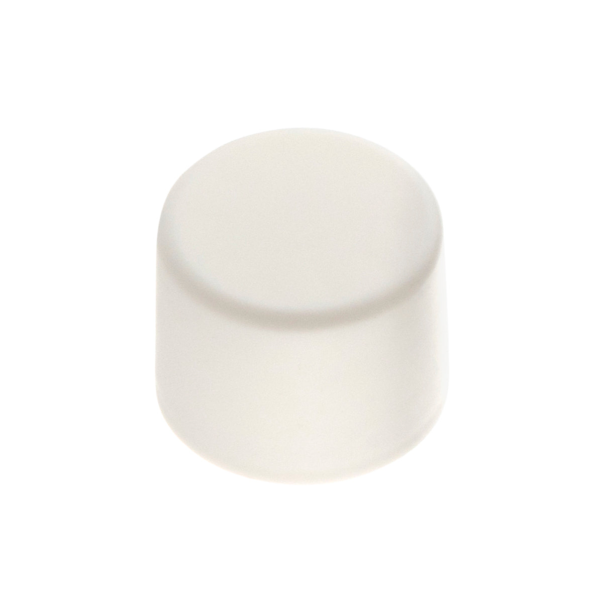 Child Resistant Plastic Caps | Smooth Matte w/ Foam Liner | 18mm - White - 144 Count