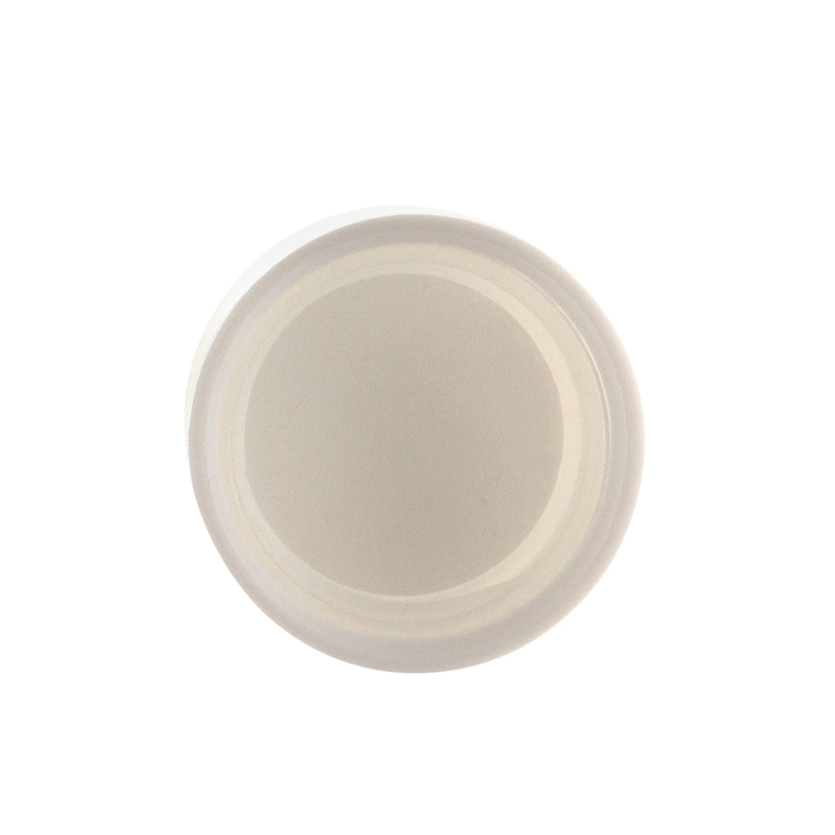 Child Resistant Plastic Caps | Straight Sided w/ PE Liner | 20mm - Matte White - 144 Count