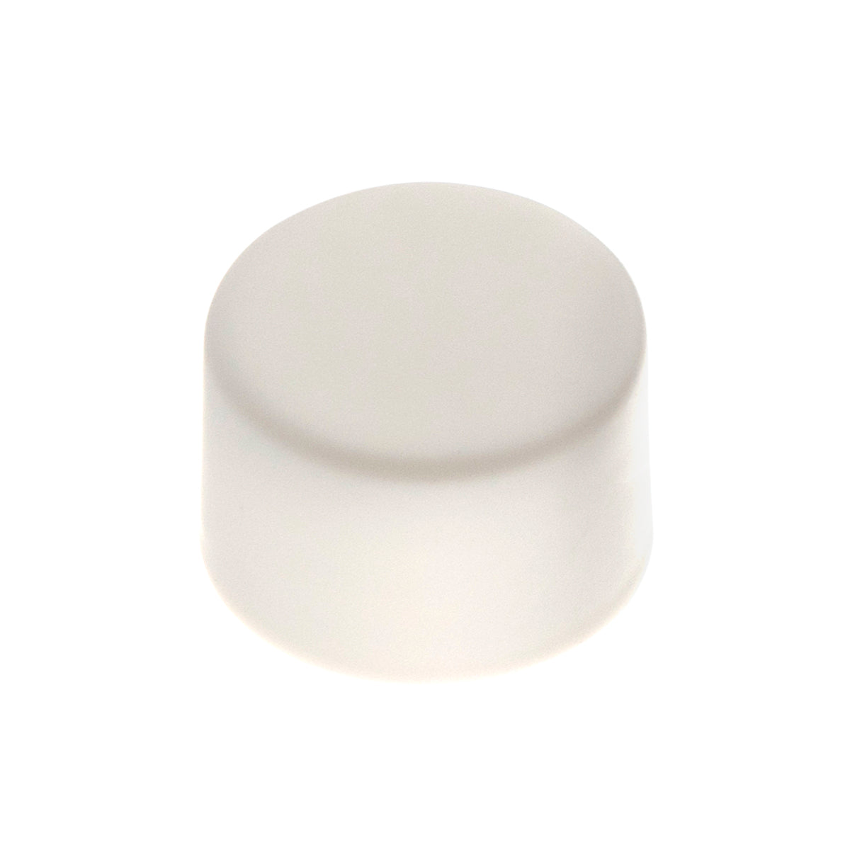 Child Resistant Plastic Caps | Straight Sided w/ PE Liner | 20mm - Matte White - 144 Count