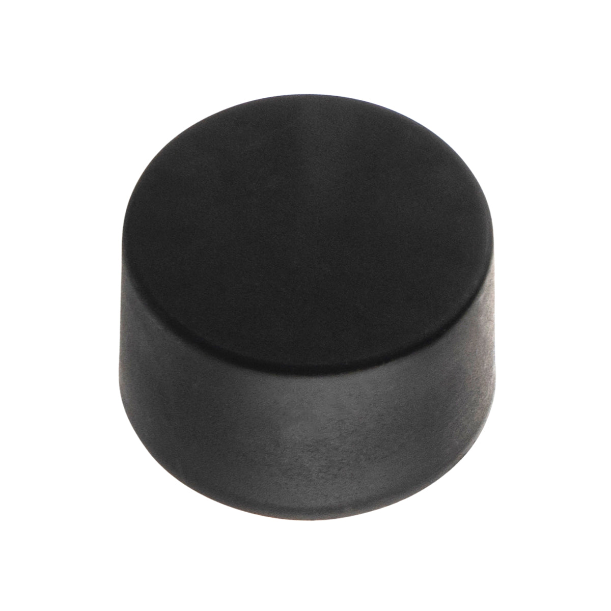 Child Resistant Plastic Caps | Smooth Matte w/ Foam Liner | 24mm - Black - 144 Count