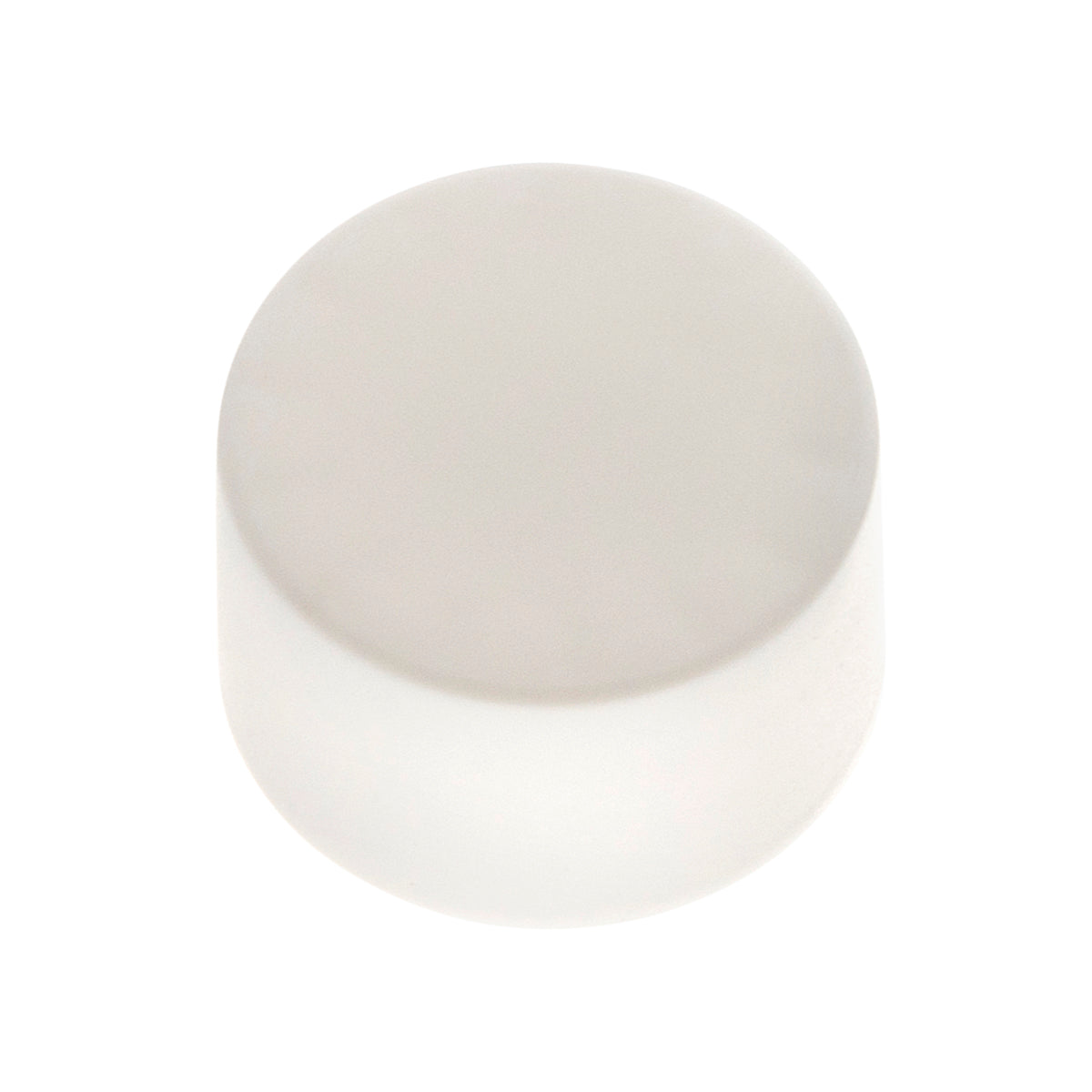 Child Resistant Plastic Caps | Smooth Matte w/ Foam Liner | 24mm - White - 144 Count