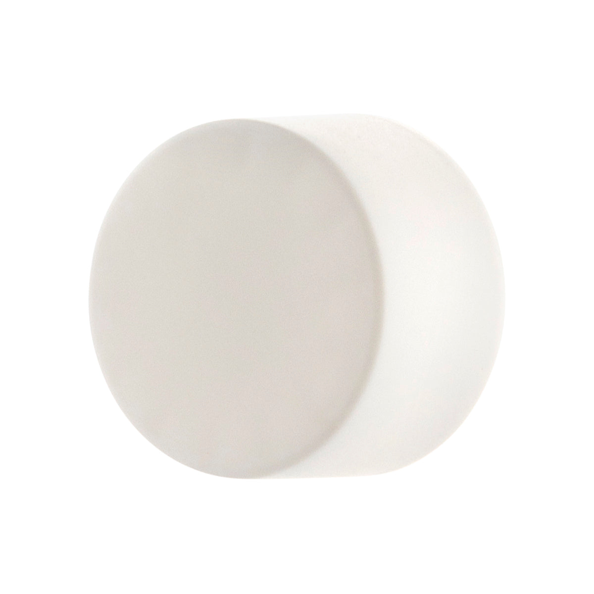 Child Resistant Plastic Caps | Smooth Matte w/ Foam Liner | 24mm - White - 144 Count