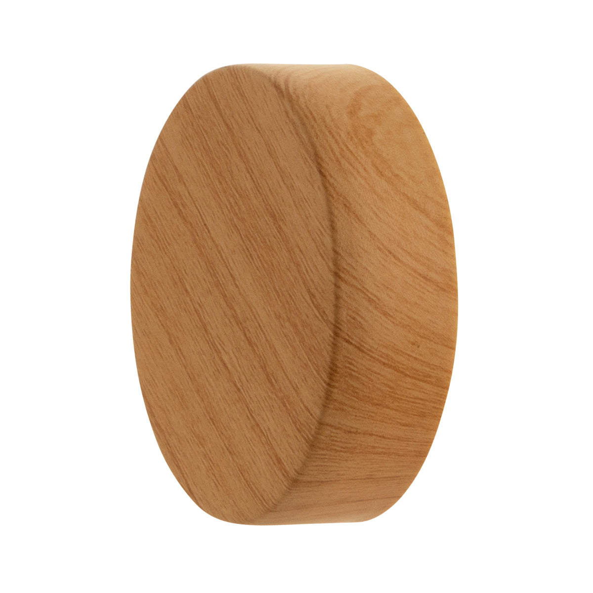 Child Resistant Plastic Caps | Wood Grain w/ Foam Liner | 53mm - Ash - 100 Count