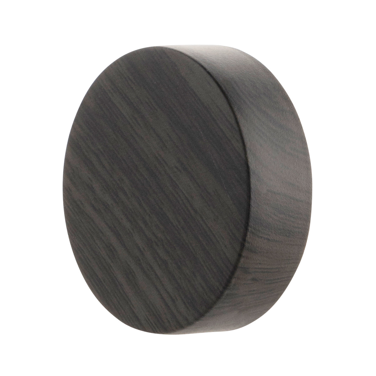 Child Resistant Plastic Caps | Wood Grain w/ Foam Liner | 53mm - Ebony - 100 Count