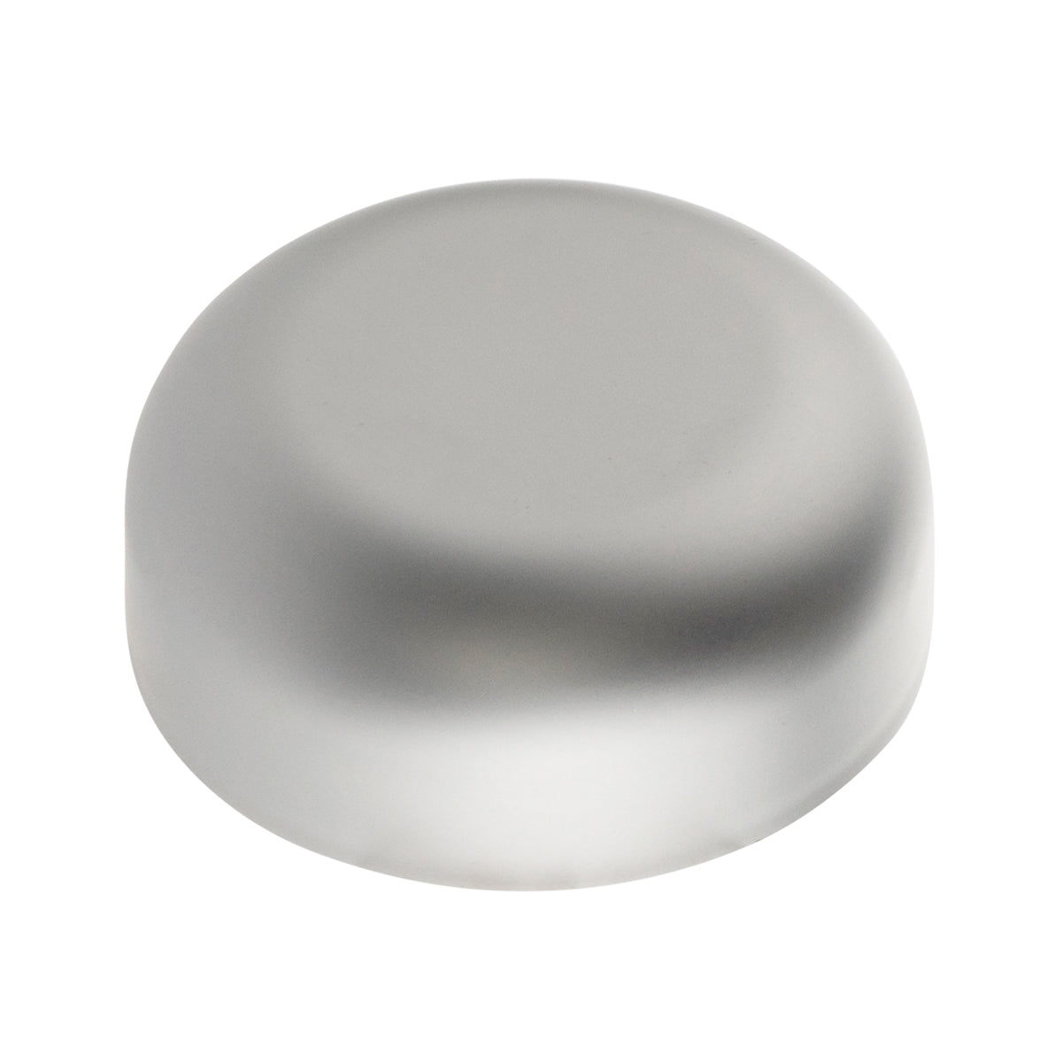 Child Resistant Plastic Caps | Dome Matte w/ Foam Liner | 53mm - Silver - 100 Count