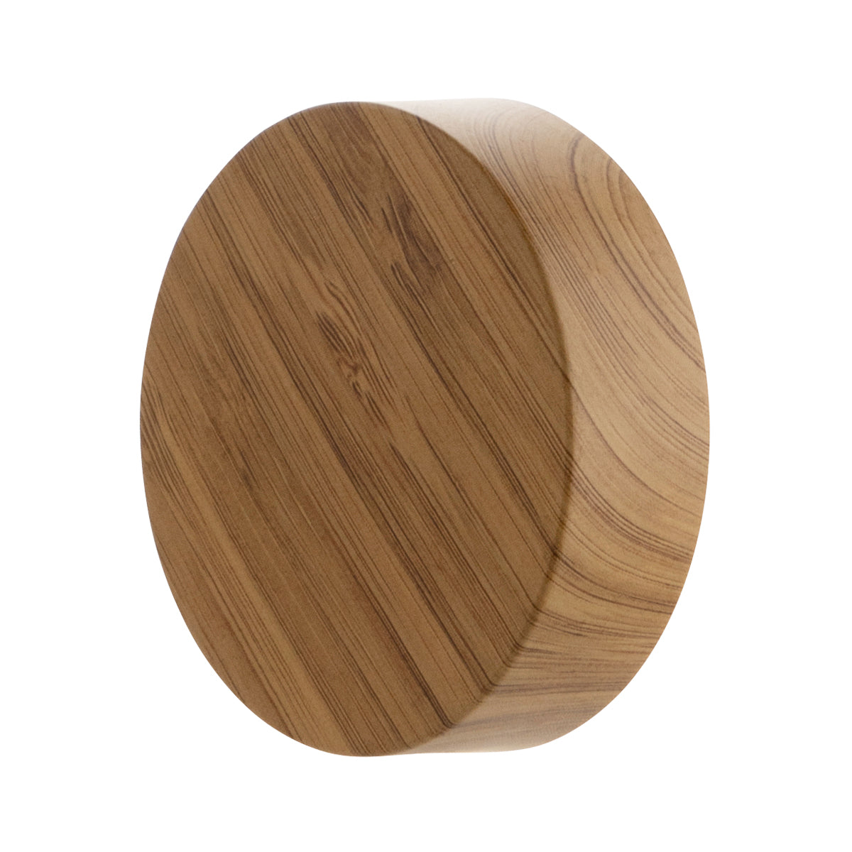 Child Resistant Plastic Caps | Wood Grain w/ Foam Liner | 53mm - Bamboo - 100 Count