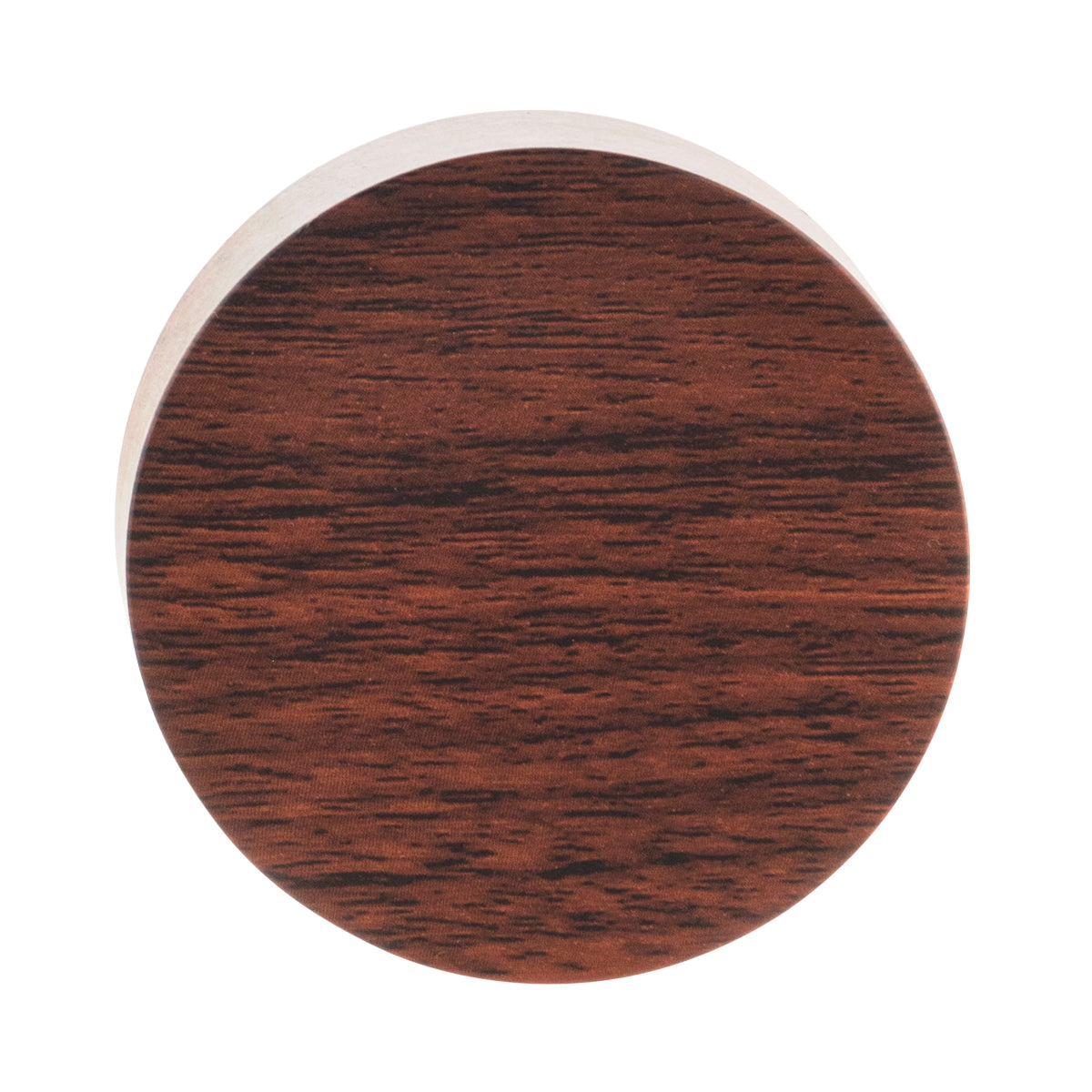 Child Resistant Plastic Caps | Wood Grain w/ Foam Liner | 53mm - Redwood - 100 Count