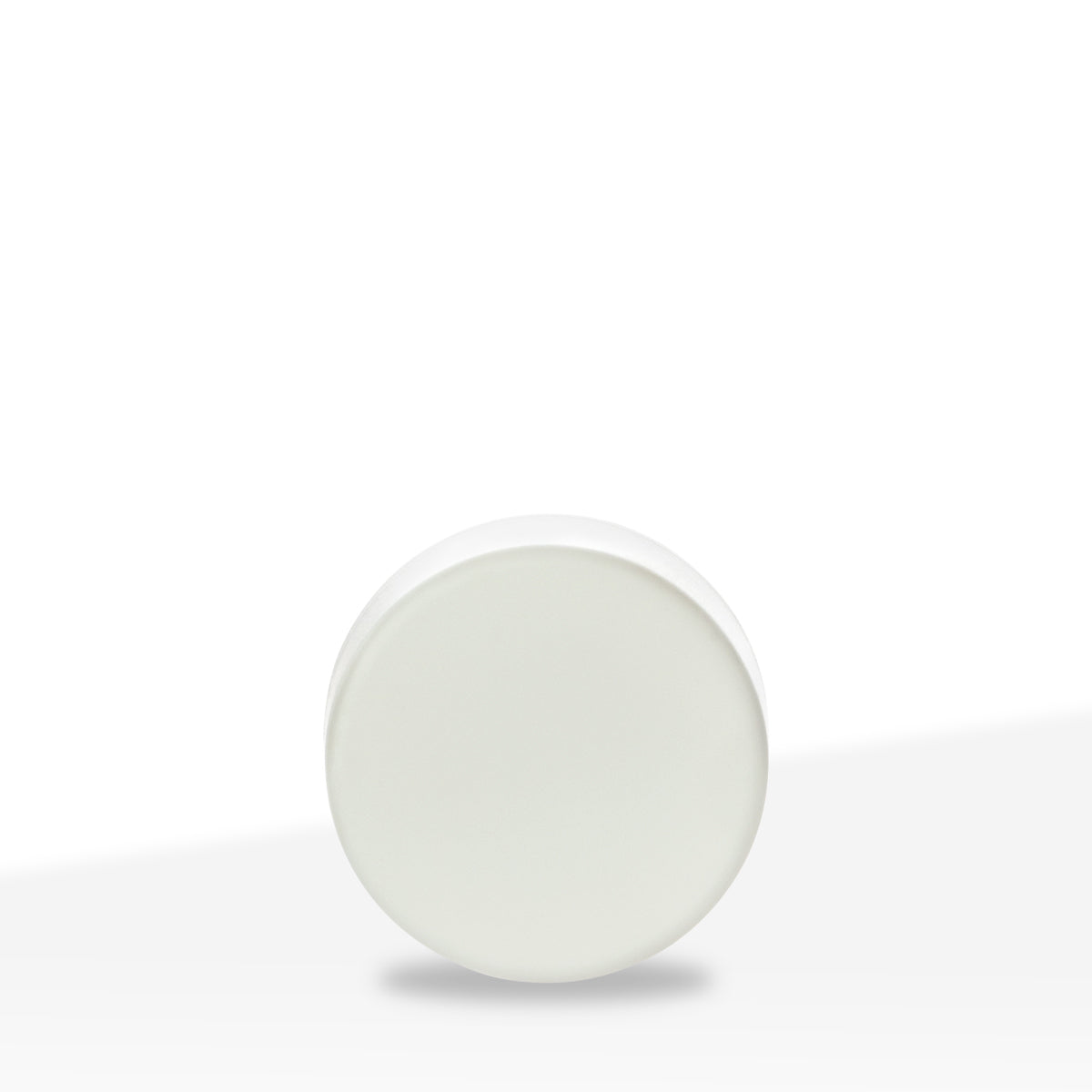 Child Resistant Plastic Caps | Smooth Matte w/ Foil Liner | 28mm - White - 504 Count