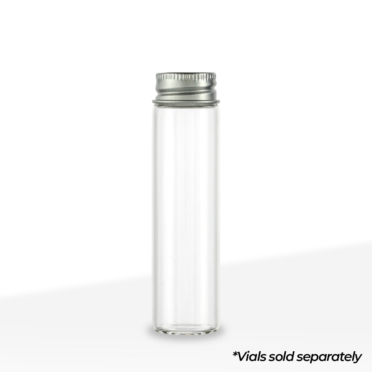 Metal Caps | Screw Lid w/ PE Liner | 20mm - Silver - 250 Count - Biohazard Inc