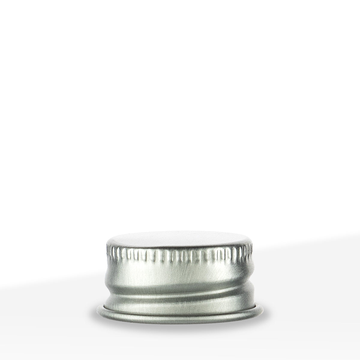 Metal Caps | Screw Lid w/ PE Liner | 20mm - Silver - 250 Count - Biohazard Inc