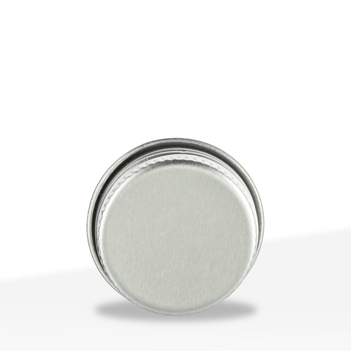 Metal Caps | Screw Lid w/ PE Liner | 22mm - Silver - 250 Count - Biohazard Inc