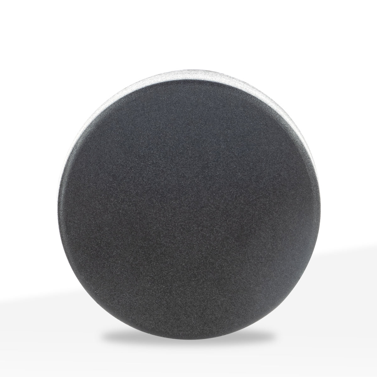 Child Resistant Plastic Caps | Smooth Matte w/ Foam Liner | 38mm - Black - 80 Count - Biohazard Inc
