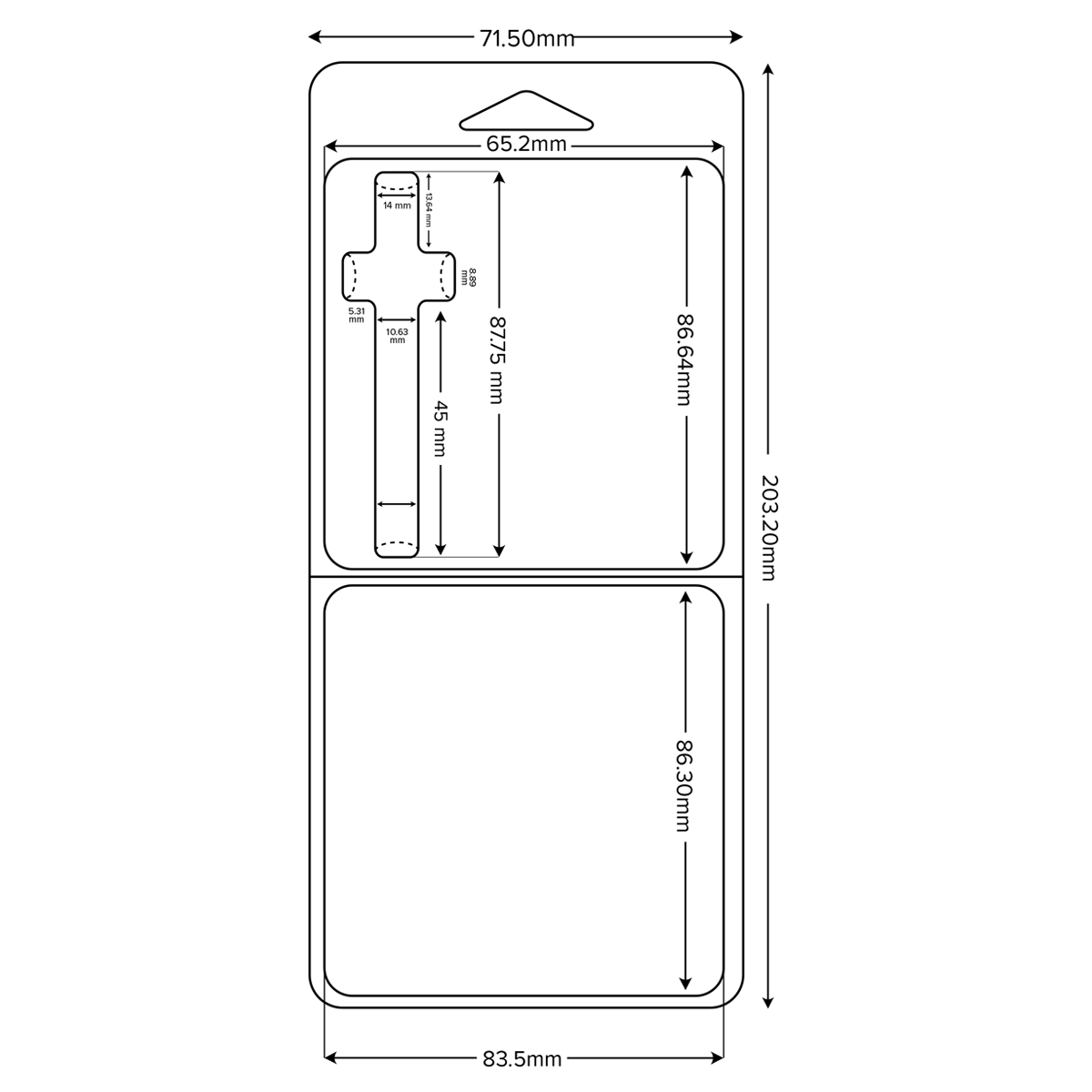 Clamshell Blister Packaging | .5-1mL - 200 Count