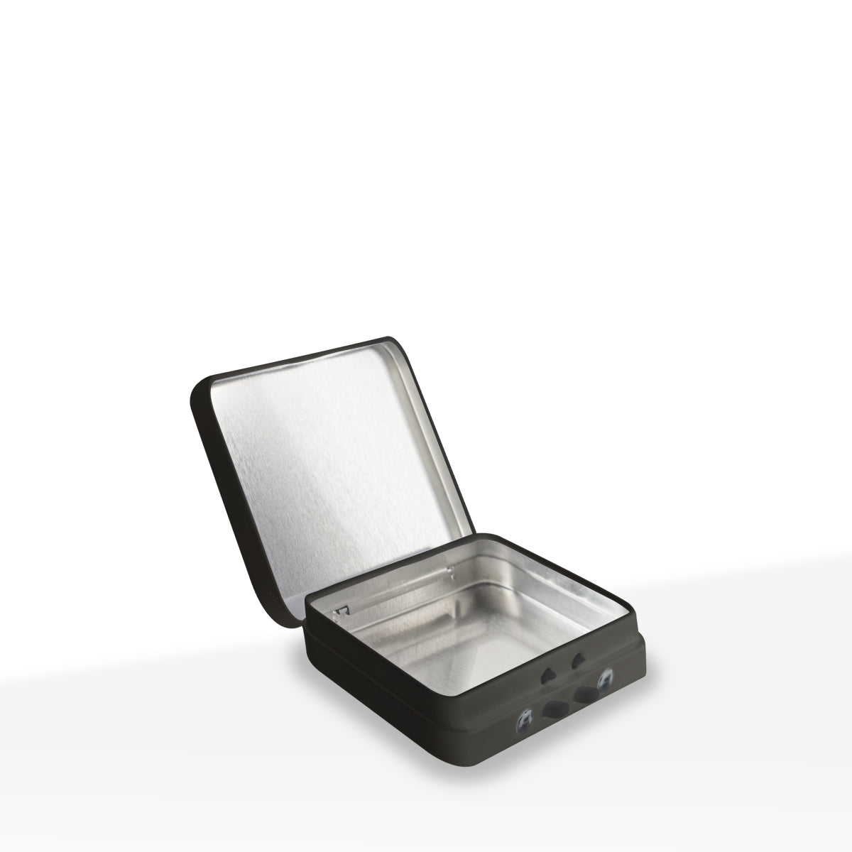 Edible Container | Metal Tin Child Resistant | 2x2 - Black - 100 Count - Biohazard Inc