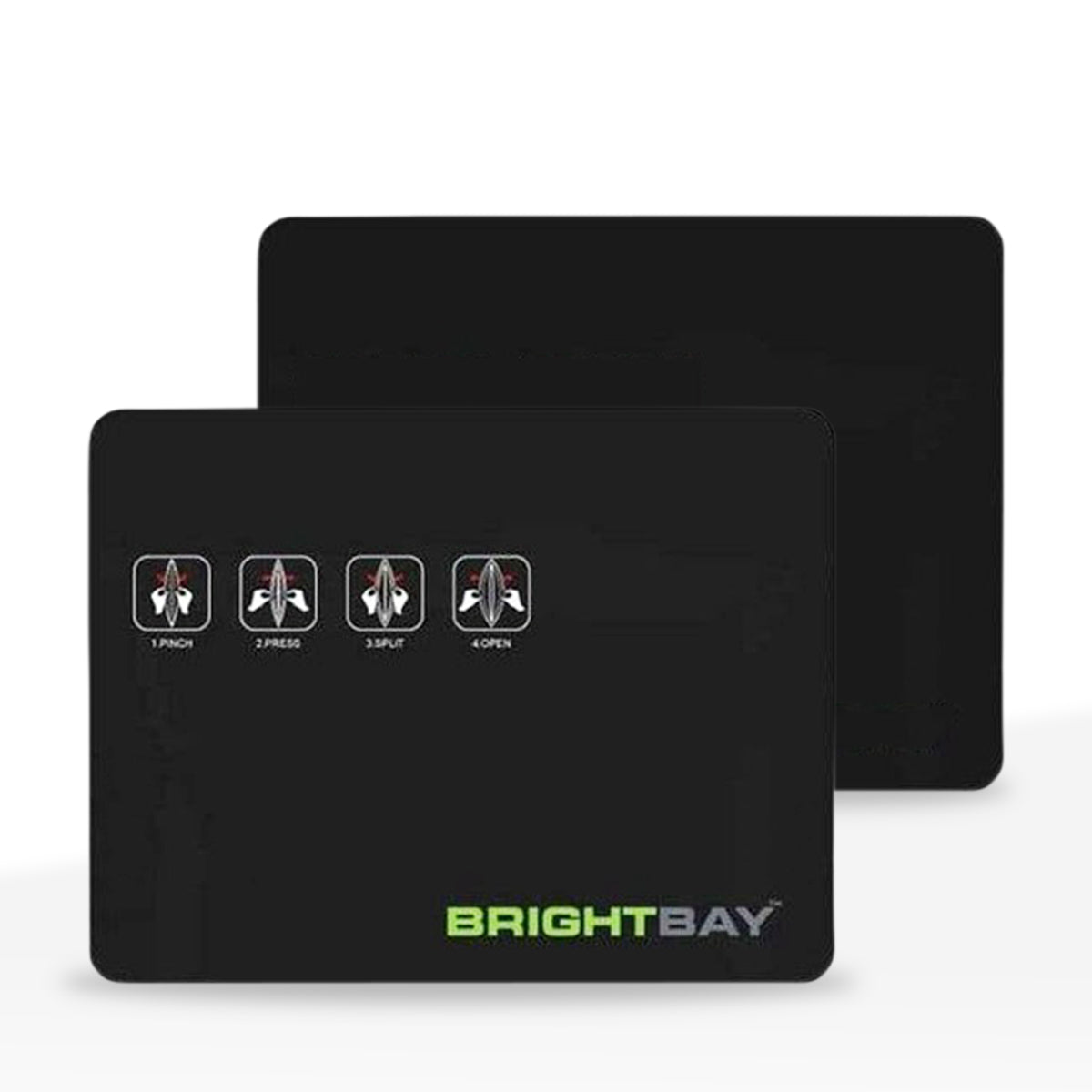 Child-Resistant | Bright Bay™ Black Mylar Exit Bags - Tear Notch | 8" x 6" - 28g - 250 Count - Biohazard Inc