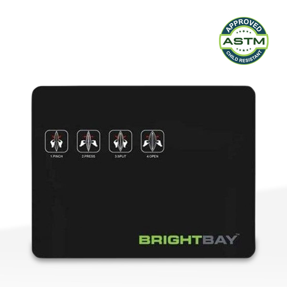 Child Resistant | Bright Bay™ Black Mylar Exit Bags | Various Sizes