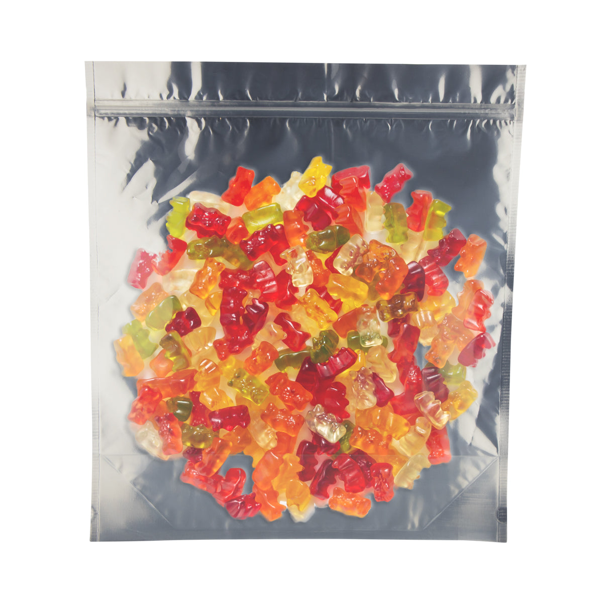 Tamper Evident | Glossy Black Vista Mylar Bags | 15" x 17" - 448g - 1000 Count Biohazard Inc - Edibles