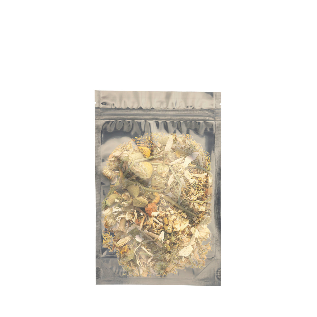 Tamper Evident | Glossy Gold Vista Mylar Bags | 5" x 8" - 14g - 1000 Count - Biohazard Inc - Tear Notch - Flower