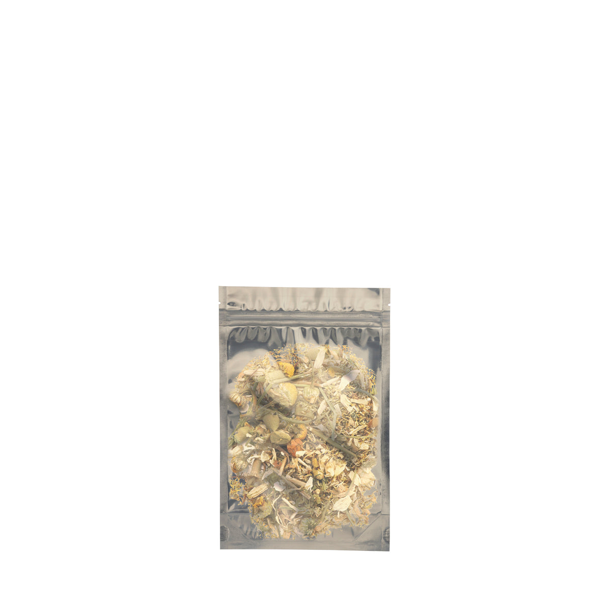 Tamper Evident | Glossy Gold Vista Mylar Bags | 3.5" x 5" - 3.5g - 1000 Count - Biohazard Inc - Tear Notch - Flower