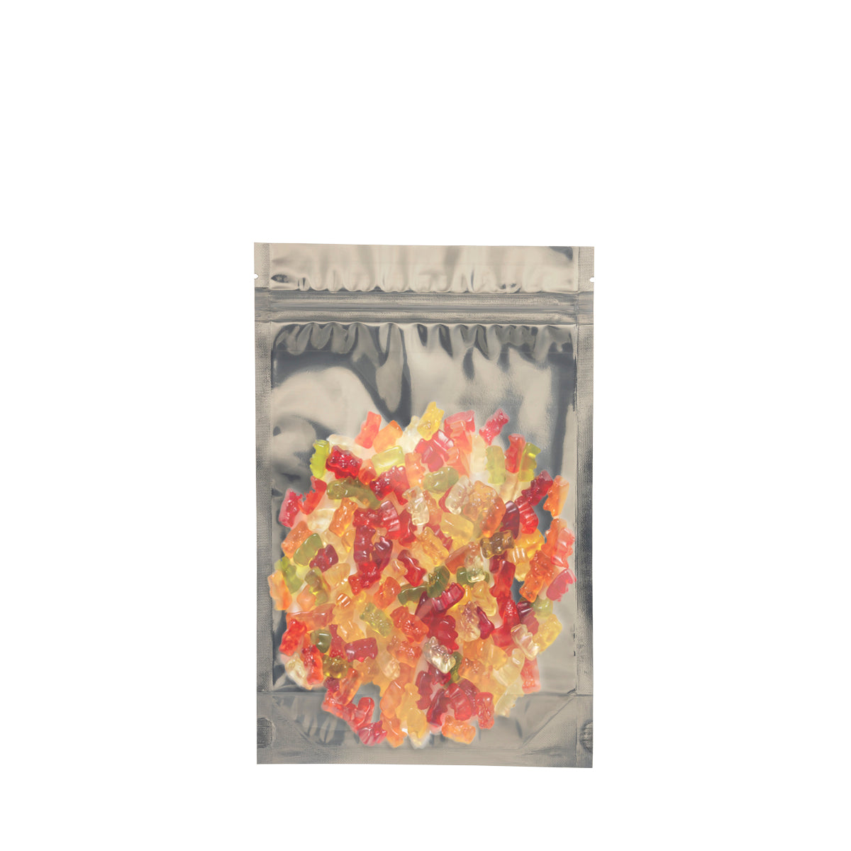 Tamper Evident | Glossy Gold Vista Mylar Bags - Tear Notch | 6" x 9" - 28g - 1000 Count - Biohazard Inc - Edibles