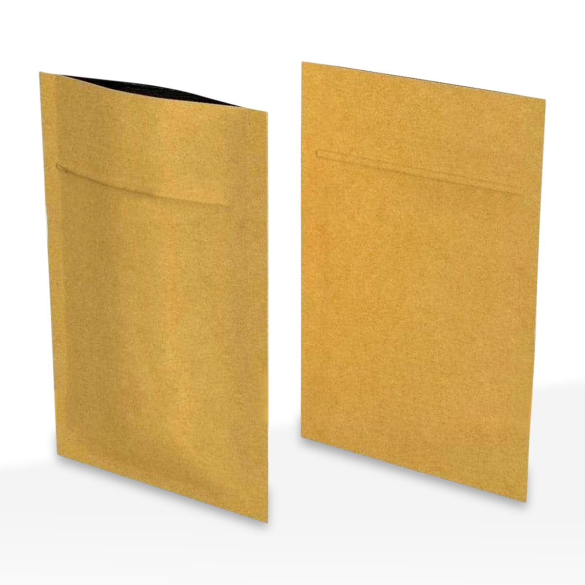 Tamper Evident | Matte Kraft Paper Mylar Bags | 3" x 4 - 1g - 1,000 Count