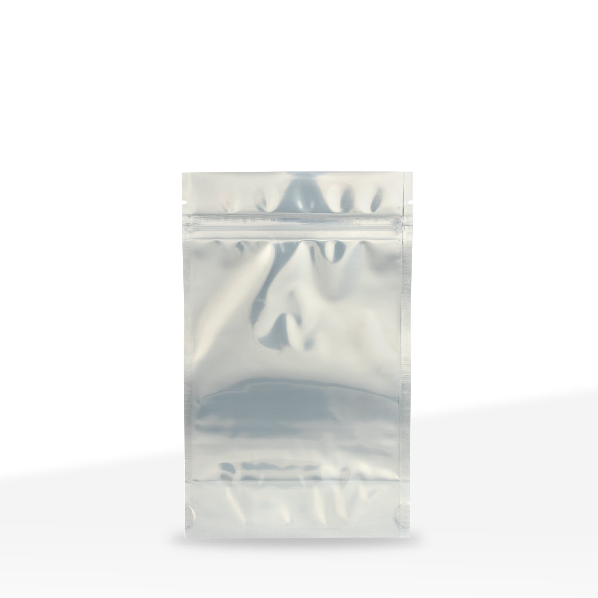 Tamper Evident | Glossy White Vista Mylar Bags - Various Sizes
