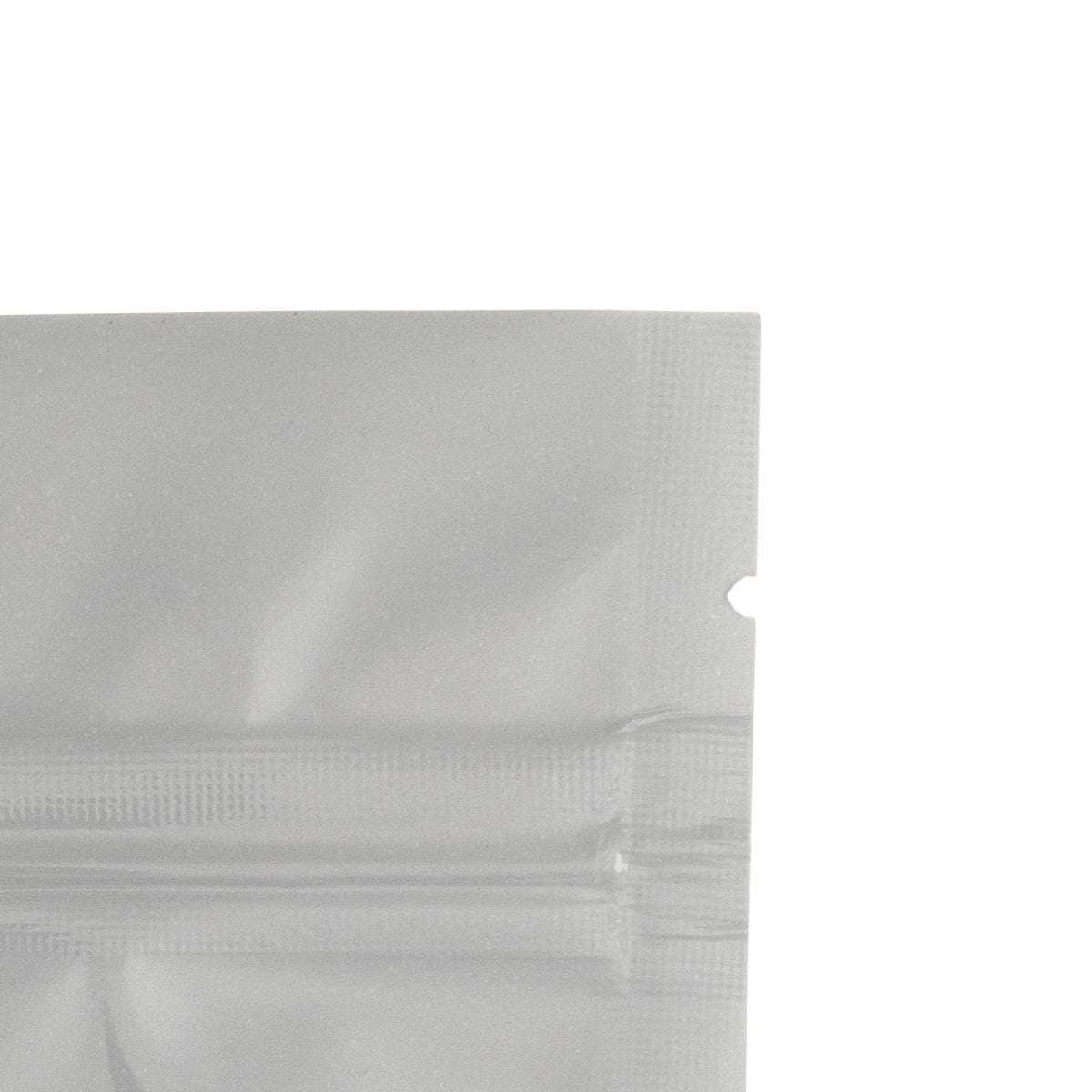 Tamper Evident | Glossy White Vista Mylar Bags - Various Sizes