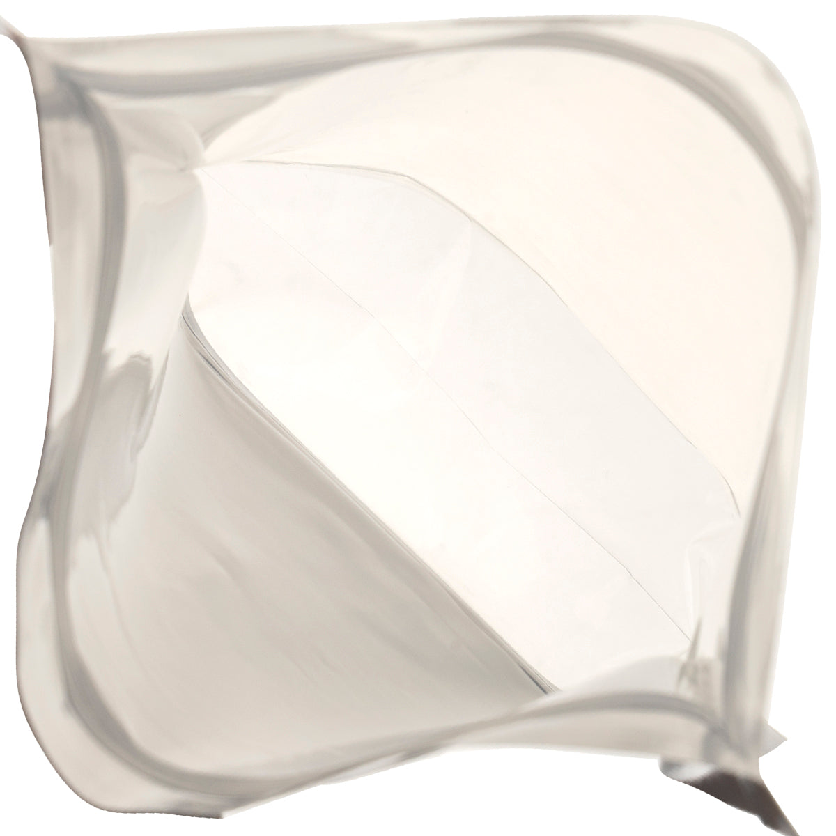 Tamper Evident | Glossy White Vista Mylar Bags | 6" x 9" - 28g - 1000 Count - Biohazard Inc - Tear Notch