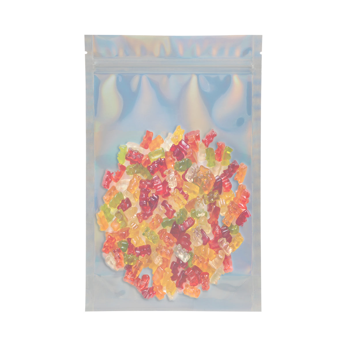 Tamper Evident | Holographic Vista Mylar Bags | 6" x 9" - 28g - 1000 Count - Biohazard Inc- Edibles