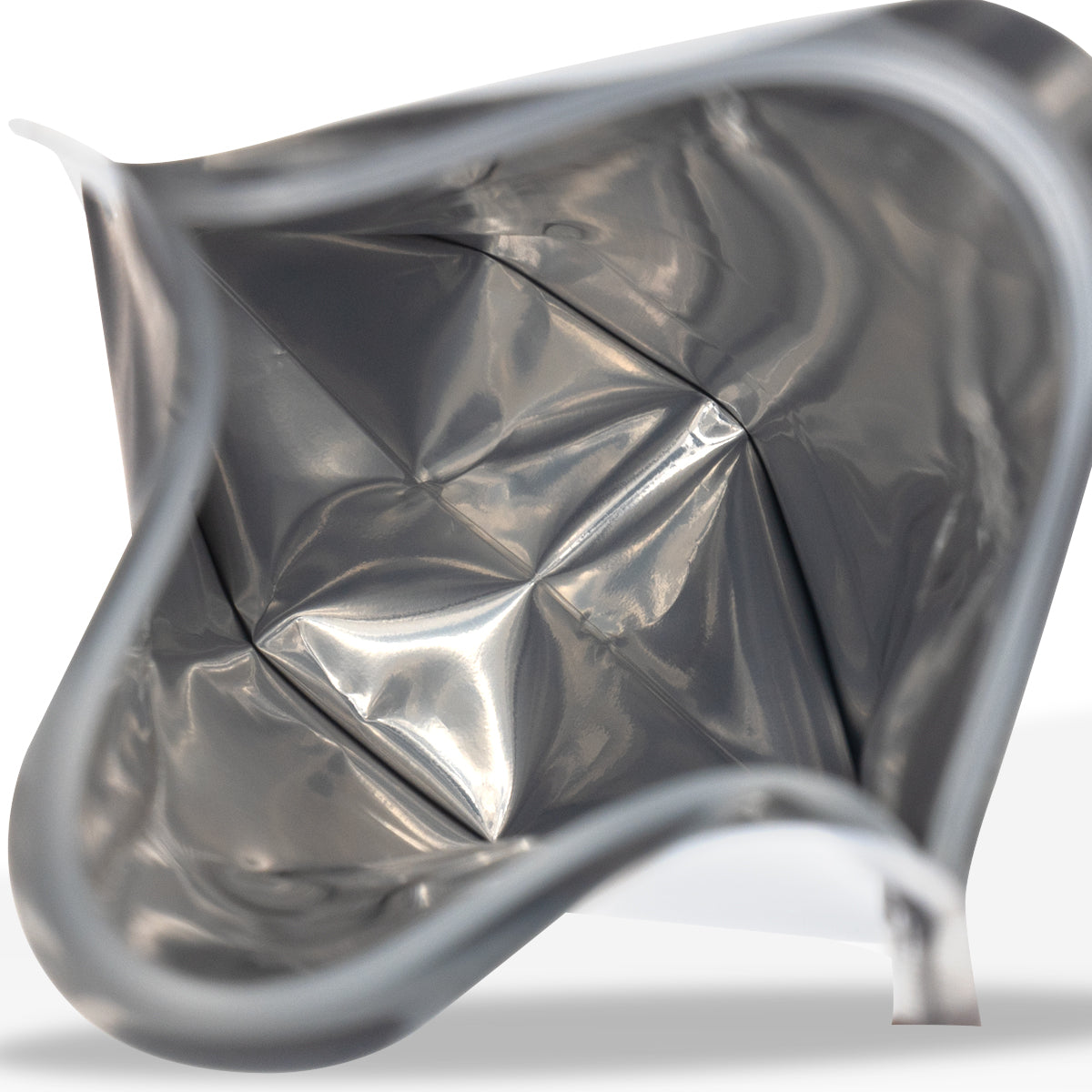 Child-Resistant | Full Matte Black Mylar Bags - Tear Notch | 3.5" x 5" - 3.5g - 1000 Count - Biohazard Inc