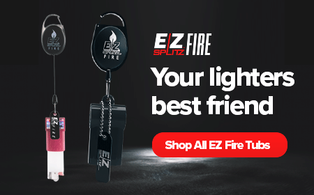 EZ Splitz FIRE - Your lighter's best friend. Shop all EZ Fire Tubs on Biohazard Inc.