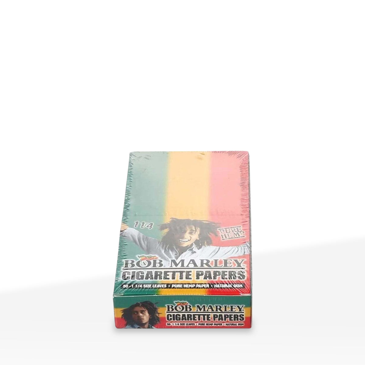 Bob Marley | Hemp Rolling Papers Classic 1¼ Size | 78mm - Classic White - 25 Count