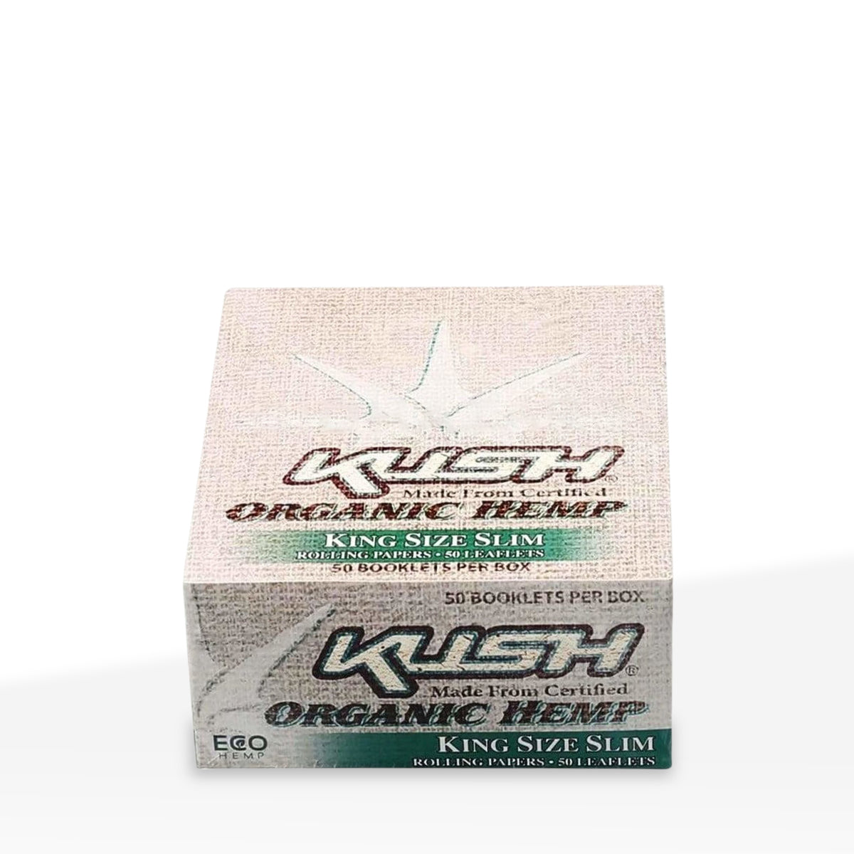 KUSH® | King Slim Size Rolling Paper | 110mm - Organic Hemp - 50 Count