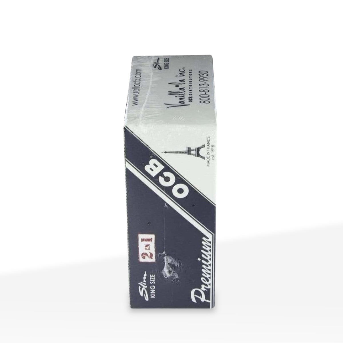 OCB® | 'Retail Display' Premium Rolling Papers w/ Tips | White Paper - 24 Count - Various Sizes