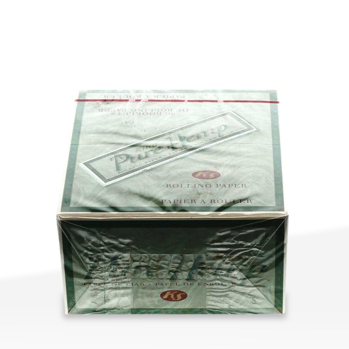 Pure Hemp | 'Retail Display' Classic Rolling Papers King Size | 110mm - White Paper - 50 Count