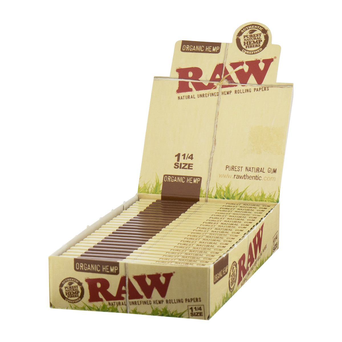 RAW® | 'Retail Display' Organic Rolling Papers | Organic Brown - Various Sizes