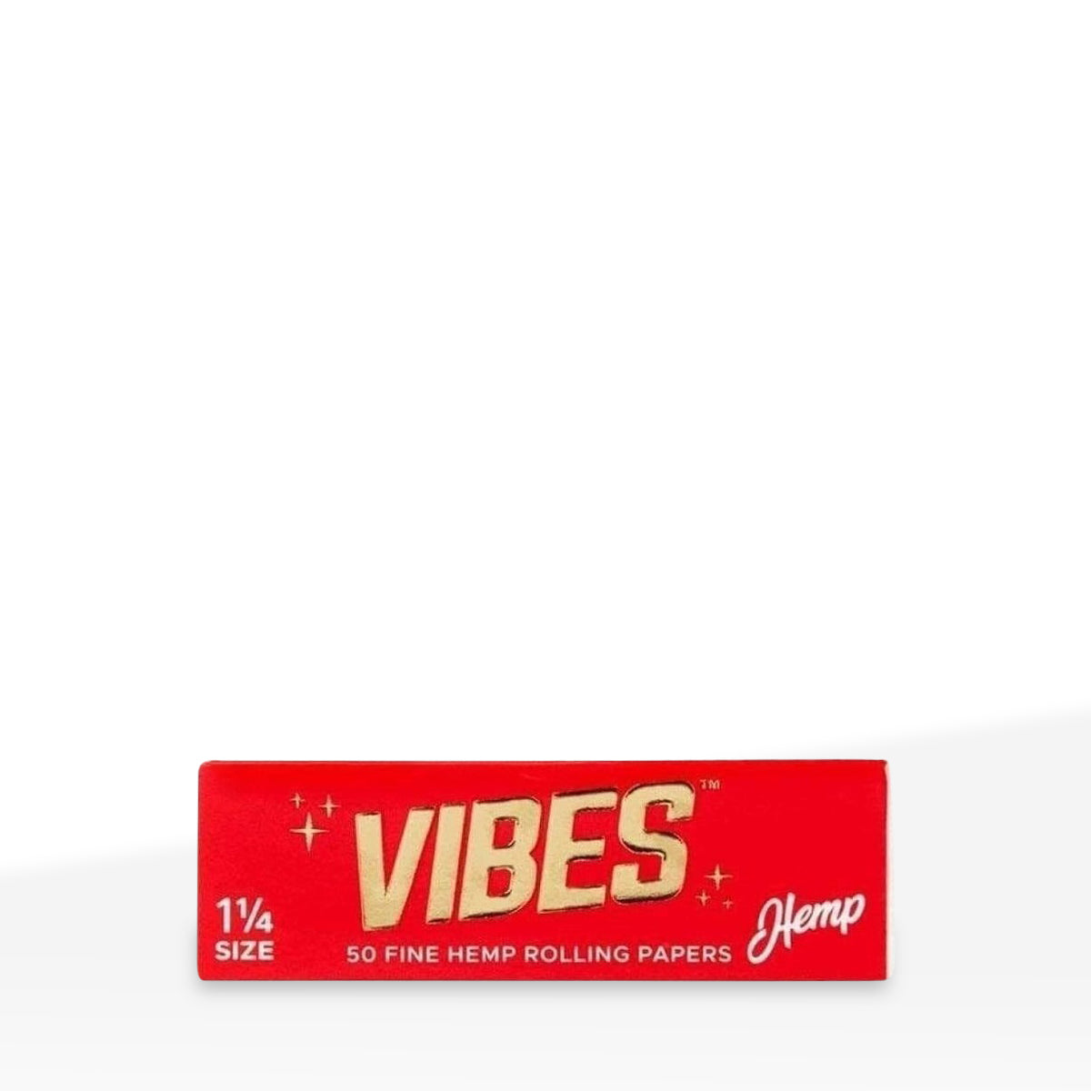 VIBES™ | 'Retail Display' Hemp Rolling Papers | Classic White - 50 Count  -Various Sizes