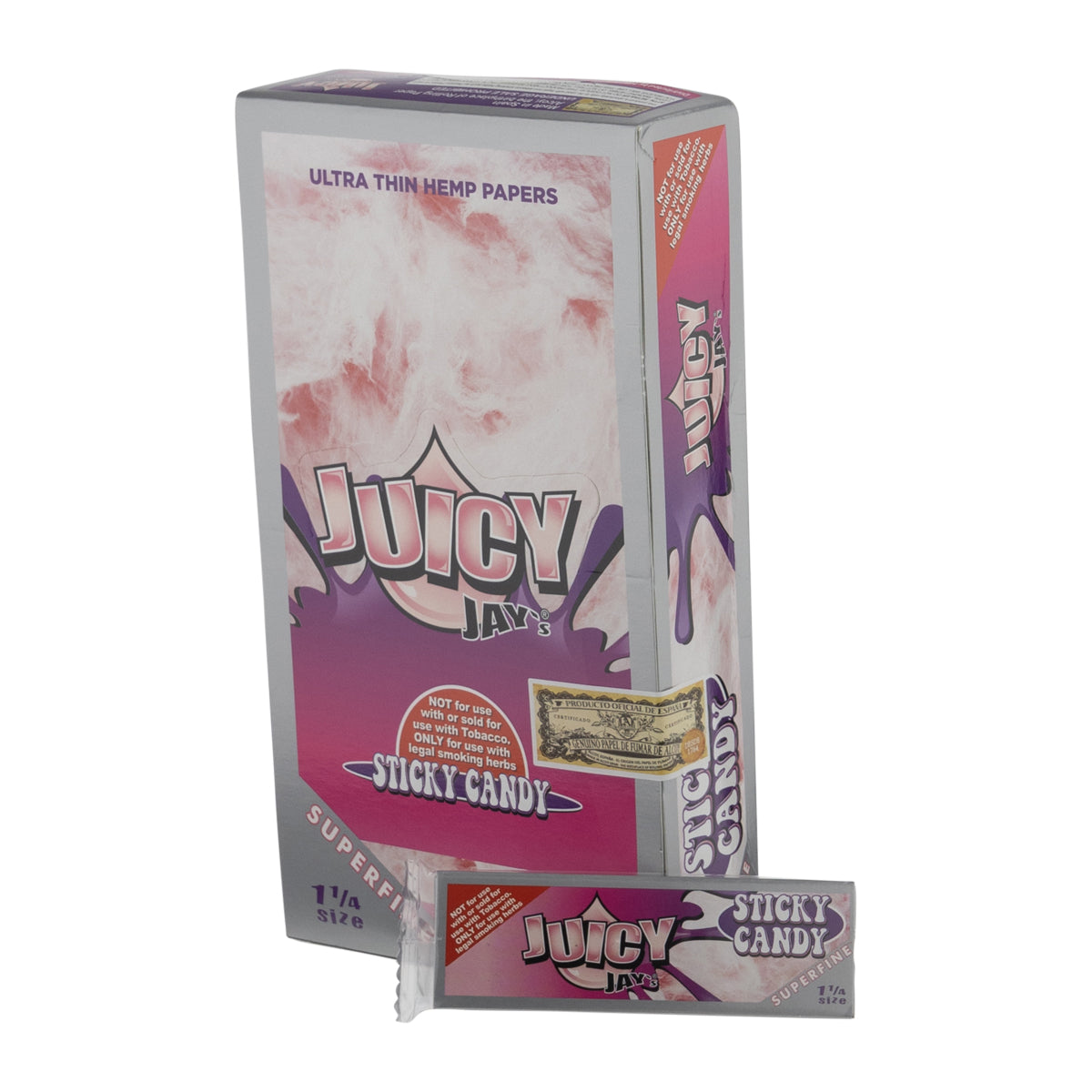 Juicy Jay's® | 1¼ Size Superfine™ Rolling Paper (Various Flavors) | 78mm - 24 Count