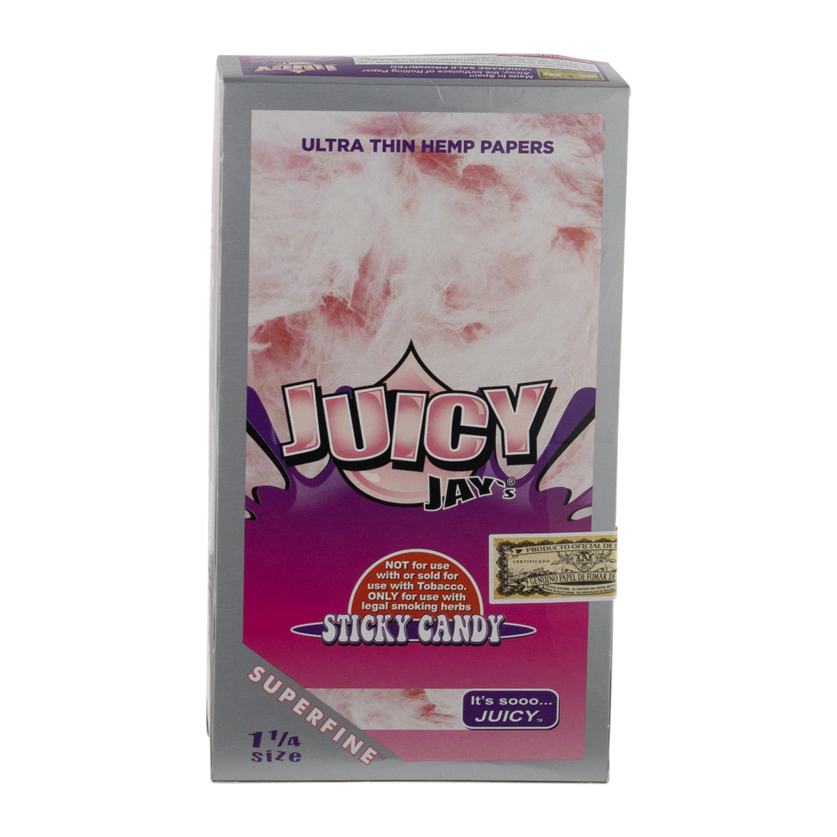 Juicy Jay's® | 1¼ Size Superfine™ Rolling Paper (Various Flavors) | 78mm - 24 Count